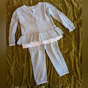 Toddler Mint Sweater Set